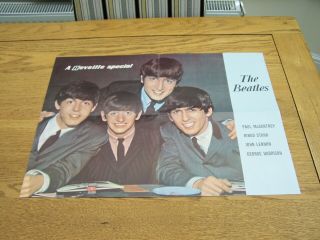 The Beatles,  Classic Group Pose Poster By Reveille Uk 1963.
