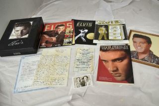 Elvis Presley Deagostini Signature Product Box With Collectable Items
