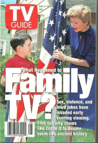 Tv Guide - 7/1996 - Leave It To Beaver - Jerry Mathers - Barbara Billingsley - Malik Yoba