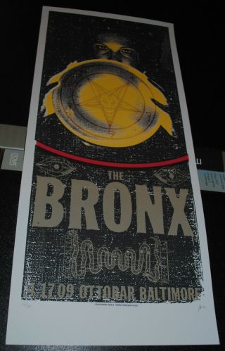 The Bronx Baltimore 2009 Concert Poster /80 Rare Print Mafia Art Print