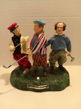 Three 3 Stooges Animated Golf Scene