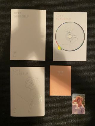 Bts “love Yourself: Her” O Version W/ Jimin Photocard Read