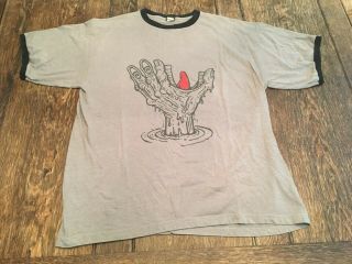 Vintage 1999 Incubus " Make Yourself " Mens 2xl Gray Ringer Shirt Xxl Rare