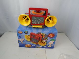 Phineas & Ferb " Best Boom Box Ever " Cd Player - Open Box