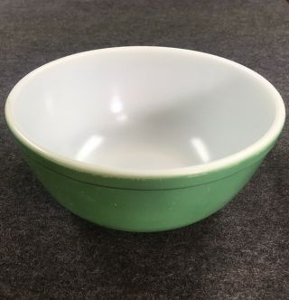 Vintage Pyrex Jade Green Nesting Mixing Bowl 21/2qt 403 Po