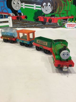 Thomas Take Along Diecast Train Percy,  Aquarium,  Reptile Exhibit,  Reptile Open Cars