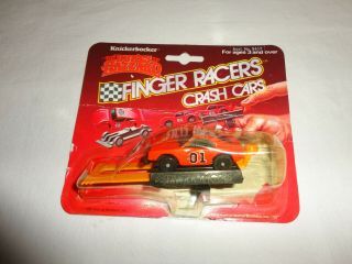 Knickerbocker The Dukes Of Hazzard Finger Racers General Lee With Card