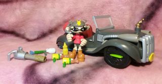 Codename Kids Next Door - R.  O.  A.  D.  S.  T.  A.  R.  Vehicle Car With Numbuh One Figure 1