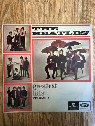 The Beatles Greatest Hits Volume 2 Parlophone Lp 33 Australia