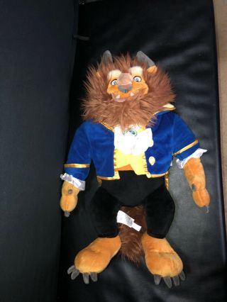 Vtg Disney Store Authentic Beauty And The Beast Plush Stuffed Doll 20 "