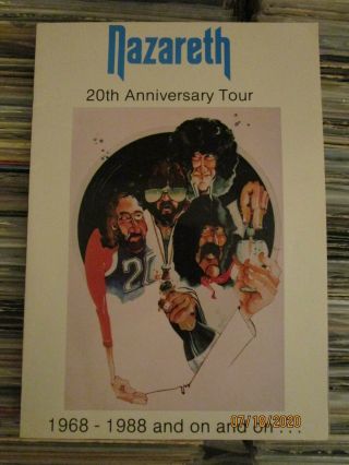 Nazareth 20th Anniversary Tour Booklet 1968 - 1988