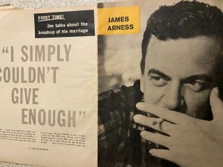 James Arness,  Gunsmoke,  Three Page Vintage Clipping