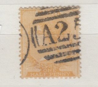 Malta Qv 1863/81 1/2d Golden Yellow Sg9 Crown A25 Fine J8742