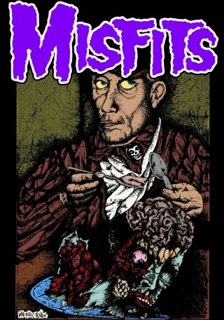 Misfits Braineaters 24x36 Fan Poster Danzig Samhain Punk Mad Marc Rude Ed Gein