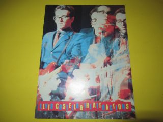 Vintage Elvis Costello And The Attractions 1982 Tour Program Book