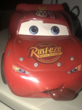 2005 Disney Cars Shake N Go Lightning Mcqueen With Tongue Rare