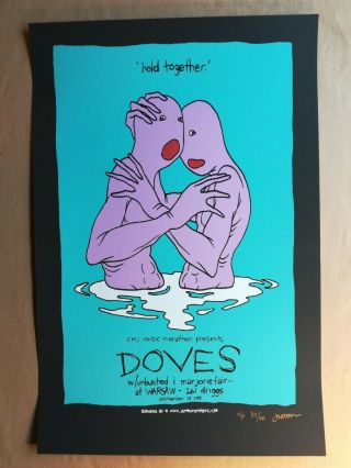 The Doves 2005 Concert Poster - Brooklyn,  Ny - Jermaine Rogers A/p S/n