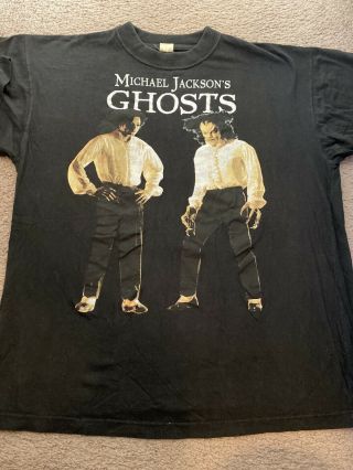 Michael Jackson’s Ghosts Vintage Shirt Large Rare Michael Jackson King Of Pop