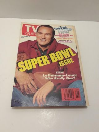 Tv Guide Craig T.  Nelson Cover January 30 - February 5,  1993 Bowl Issue