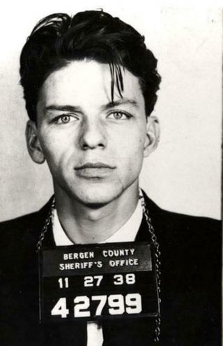 Frank Sinatra Mug Shot Poster