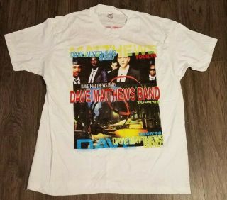 Vintage Dave Matthews Band Concert T Shirt Tour 1998
