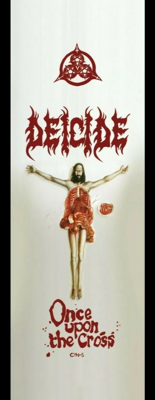 Deicide Once Upon The Cross (skateboard) Heat Tranfer Death Metal Poster Morbid