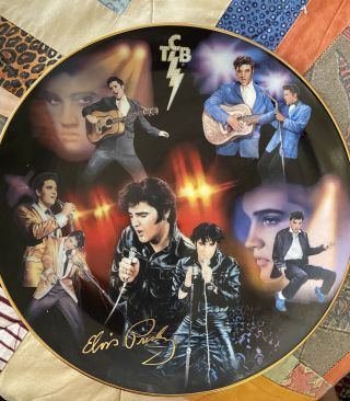 The Limited Edition Plates Elvis Presley An Evening With The King 1383a