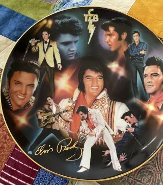The Limited Edition Plates Elvis Presley An Evening With The King 558a
