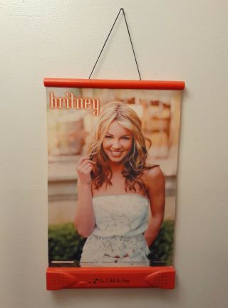 Rare & Unique Official Britney Spears Singing Wall Picture - Born 2 Make U.