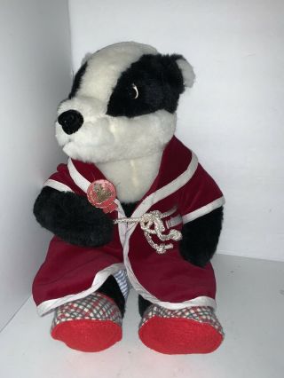 Mr.  Badger The Wind In The Willows Plush Toy - Golden Bear 14” Rare