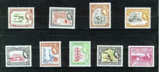 British Guiana 1963 - 65 Definitives Sg354/365 Mnh