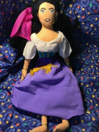 Disney The Hunchback Of Notre Dame Esmeralda 17 " Plush Doll Toy