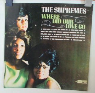 Vintage Diana Ross Supremes Where Did Album Cover Photo Poster Not Digital 24x24