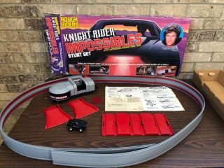 Vintage 1982 Knight Rider Impossibles Stunt Set Kitt 2000 David Hasselhoff