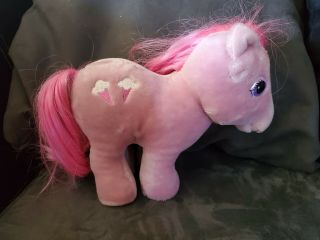 Vintage 1986 Hasbro Softies Lickety Split My Little Pony Plush,  Pink Mlp