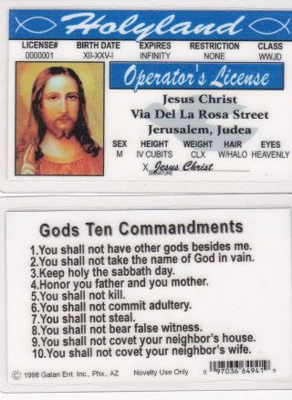 The Lord Jesus Christ Holyland Treasure Care With The Ten Commandments On Back
