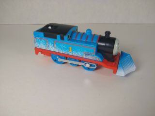 Thomas & Friends Snow Plow Clearing Trackmaster Motorized Train Engine Mattel