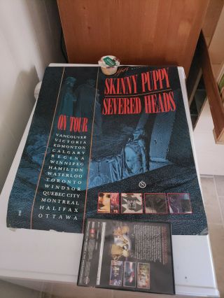 Skinny Puppy - Severed Heads 1986 Tour Poster - Ebm - Industrial