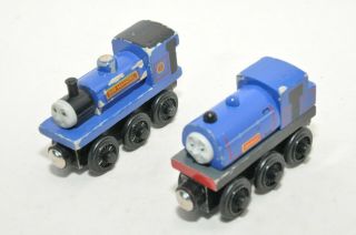Sir Handel (2002) And Wilbert (2001) Rare Retired Thomas Wooden Trains