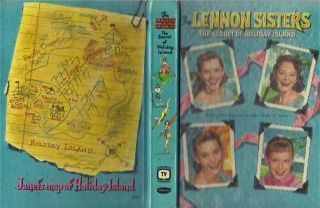 The Lennon Sisters: The Secret Of Holiday Island / Whitman / 1960 / Illustrated
