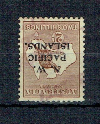 N.  W.  P.  I.  1915 - 16 - 2/= Brown Sg 97 - Stamp - Inverted Watermark As Scan