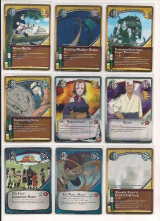 Assorted Naruto Cards CCG TCG / U You Pick / Choose from List (T to Z) CHOICE 3