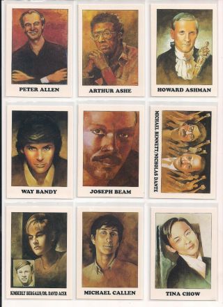 1993 Aids Awareness Trading Cards Pick / Choose Your Card (choice) From Eclipse