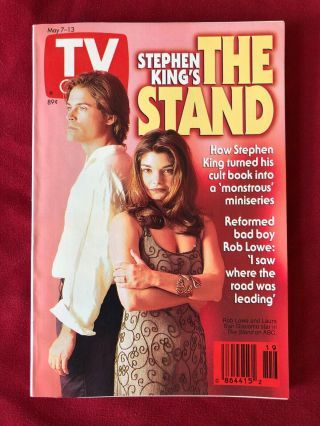 May 7,  1994 Tv Guide The Stand Laura San Giacomo Stephen King Ny Metro Edition