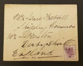 South Africa.  Orange State,  Boer War Field Post Cover.  Addressed To Uk