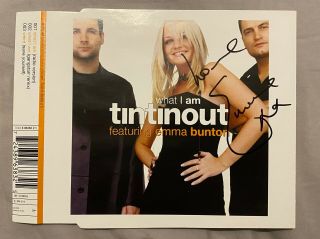 Emma Bunton From Spice Girls - What I Am Signed Cd Cover