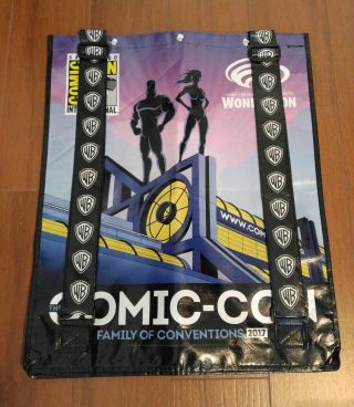 SDCC 2017 JUSTICE LEAGUE Comic Con Swag Tote Bag/Backpack DC Batman/Zack Snyder 3