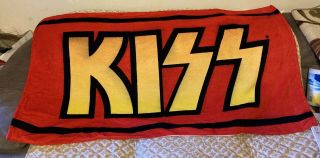 Kiss 2006 Beach Towel Ace Frehley Paul Stanley Gene Simmons