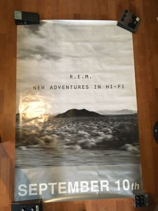 R.  E.  M.  Adventures In Hifi 1996 Warner Bros.  Records 40x 59 Huge Promo Poster