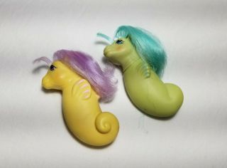 Vintage My Little Pony Baby Sea Shimmer Sea Star Seahorse Sea Ponies (1984) G1